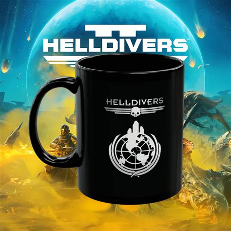 helldivers mug|helldivers etsy.